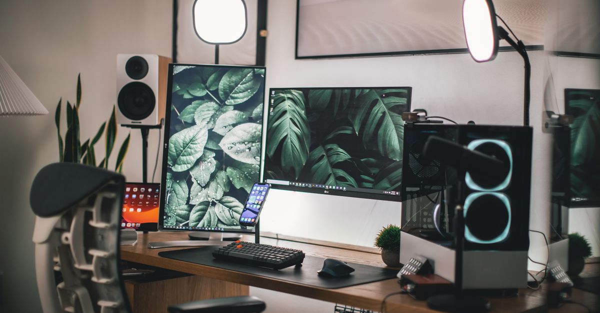 Setup de streaming et de création de contenu jeu vidéo