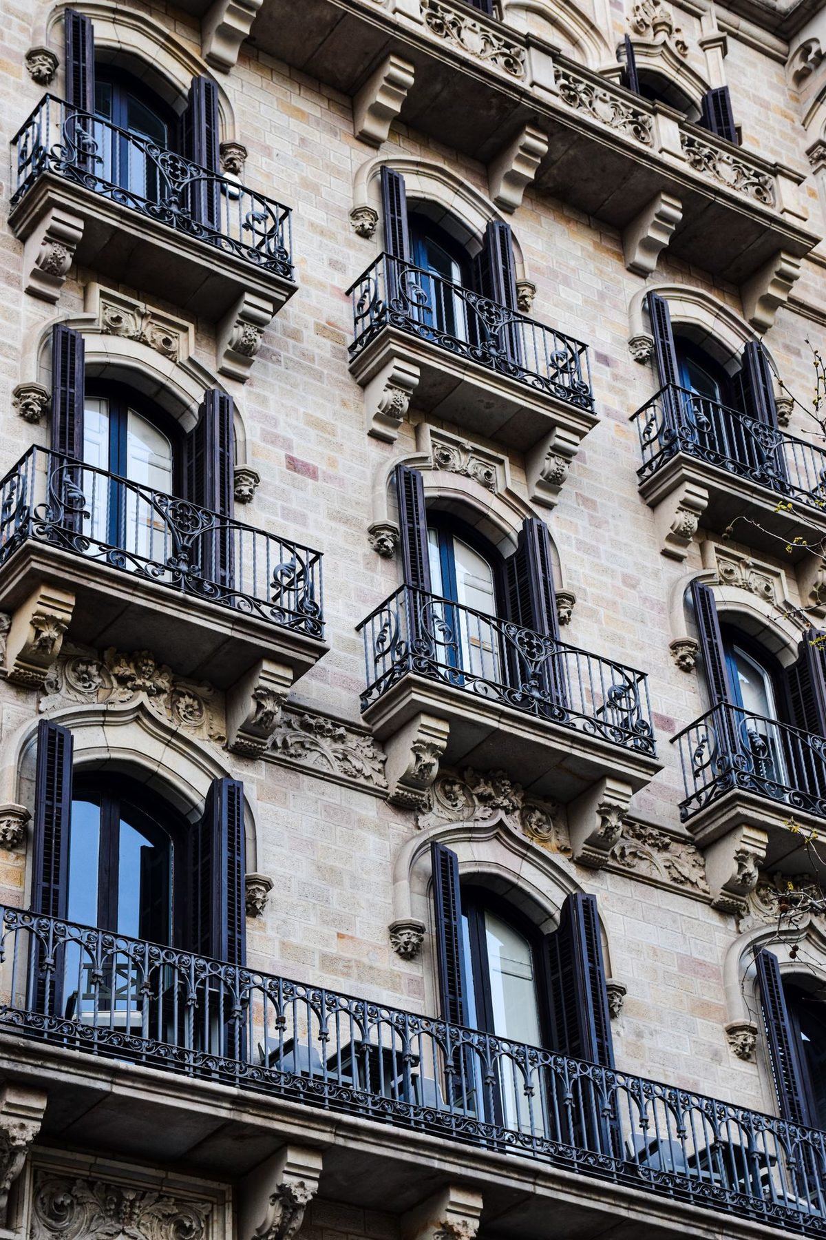 Façade colorée de la Casa Batlló de Gaudí à Barcelone